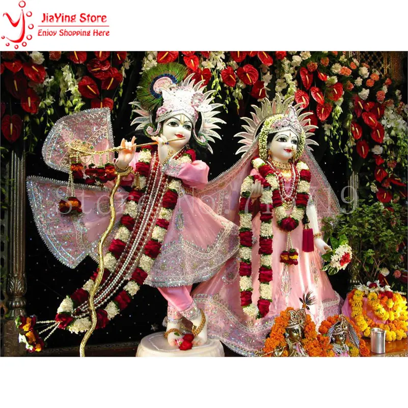 40X30cm Needlework Diamond Embroidery Flowers Painting Religion Indian Lord Krishna Drawing Handcrafts Square Drill Cross-Stitch
40X30cm Needlework Diamond Embroidery Flowers Painting Religion Indian Lord Krishna Drawing Handcrafts Square Drill Cross-Stitch