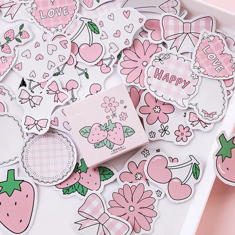 45pcs/lot Cute Strawberry Series Stationery Sticker Kawaii Planner Scrapbooking Stationery Diary Stickers School Supplies
45pcs/lot Cute Strawberry Series Stationery Sticker Kawaii Planner Scrapbooking Stationery Diary Stickers School Supplies