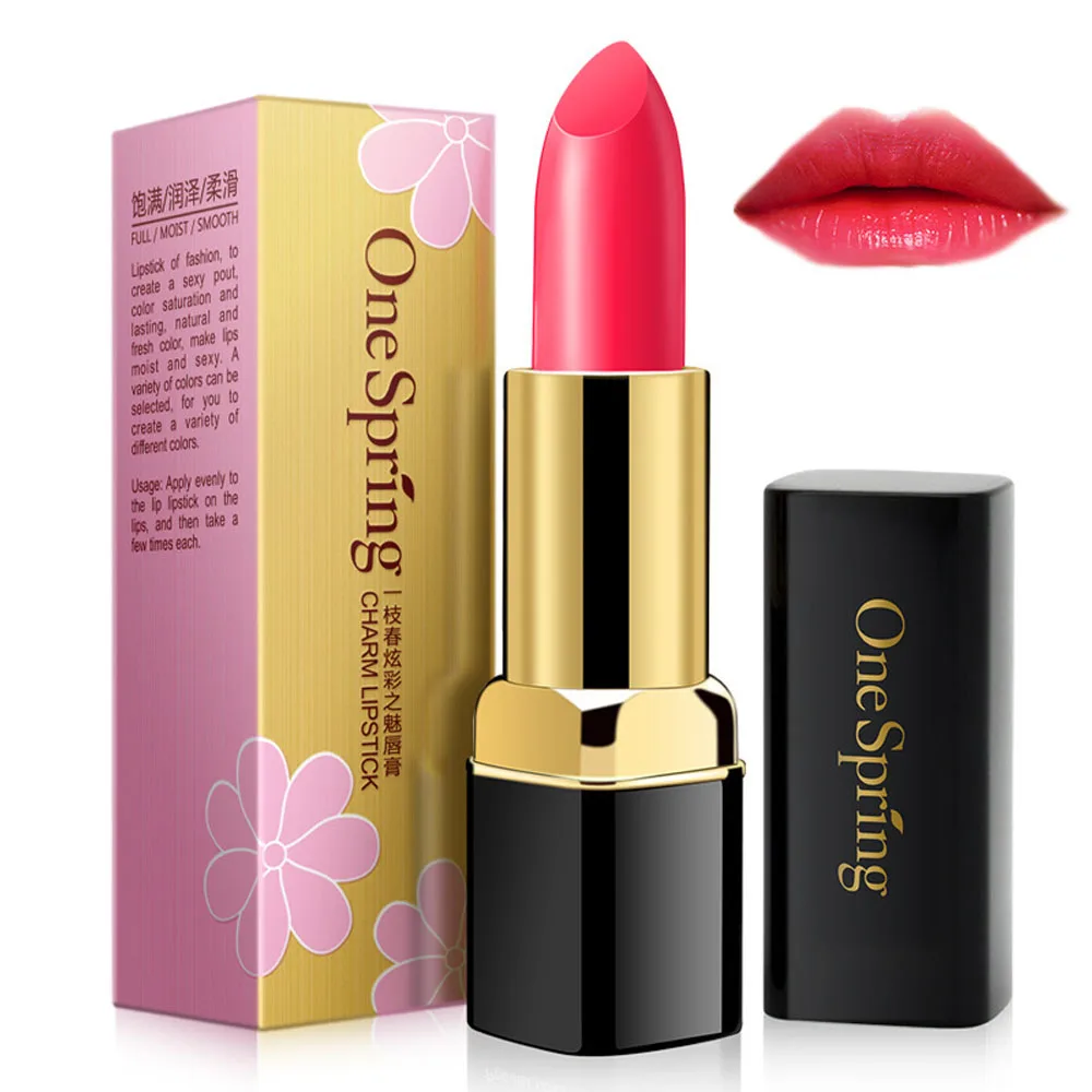 One Spring Dazzle Colour Nutritious Lipstick Moisturize Not Easy Decolouring Natural Professional Lip Care 10 Colors Available
One Spring Dazzle Colour Nutritious Lipstick Moisturize Not Easy Decolouring Natural Professional Lip Care 10 Colors Available