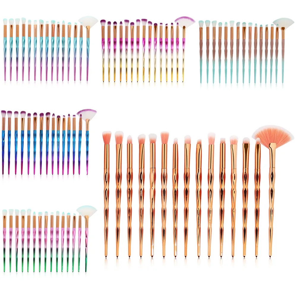 New Arrival 15Pc Mermaid Foundation Eyeshadow Contour Eye Lip Makeup Brushes Set Кисть для мкияж zsmw
New Arrival 15Pc Mermaid Foundation Eyeshadow Contour Eye Lip Makeup Brushes Set Кисть для мкияж zsmw