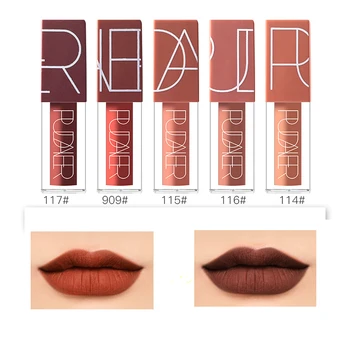 Brand Makeup Pudaier 5 Colors Matte Liquid Lipstick Nude Brown Chocolate Rose Lipstick Lip Gloss Matte Velvet Lips Waterproof
Brand Makeup Pudaier 5 Colors Matte Liquid Lipstick Nude Brown Chocolate Rose Lipstick Lip Gloss Matte Velvet Lips Waterproof