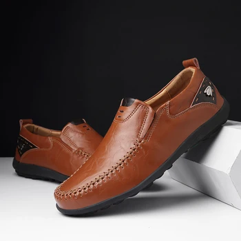 New Arrival Leather Shoes Men Slip on Men Loafers Luxury Summer Men Leather Shoes Casual Footwear for Male Big Size Men Shoe
New Arrival Leather Shoes Men Slip on Men Loafers Luxury Summer Men Leather Shoes Casual Footwear for Male Big Size Men Shoe
