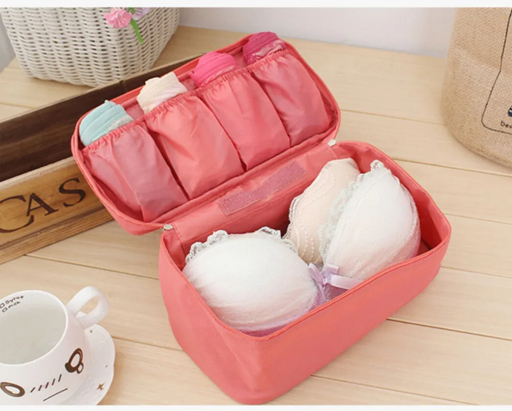 2018 Bra Underwear Travel Bag Suitcase Organizer Women Cosmetic Bag Luggage Organizer for Lingerie Makeup Organizers Bag
2018 Bra Underwear Travel Bag Suitcase Organizer Women Cosmetic Bag Luggage Organizer for Lingerie Makeup Organizers Bag