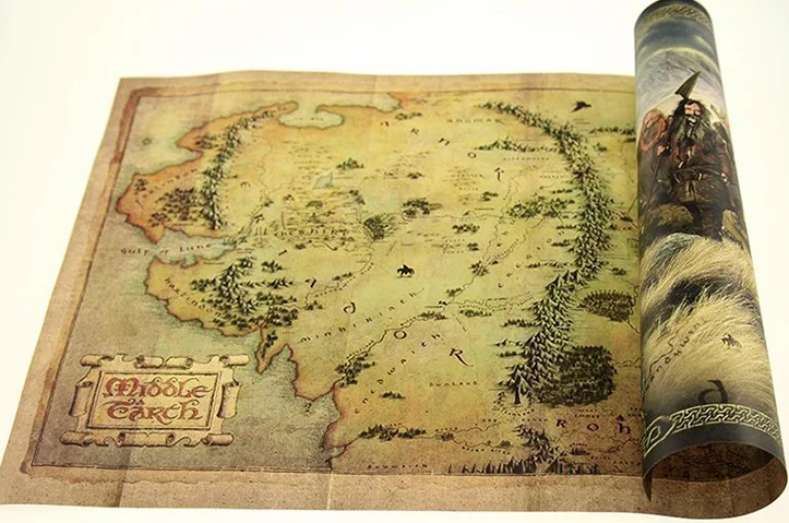 Hobbit retro Kraft Paper Map Classic Movie Poster vintage Wall Art Crafts Sticker Living Room Paint Bar Cafe Decor 42x30cmXN-019
Hobbit retro Kraft Paper Map Classic Movie Poster vintage Wall Art Crafts Sticker Living Room Paint Bar Cafe Decor 42x30cmXN-019