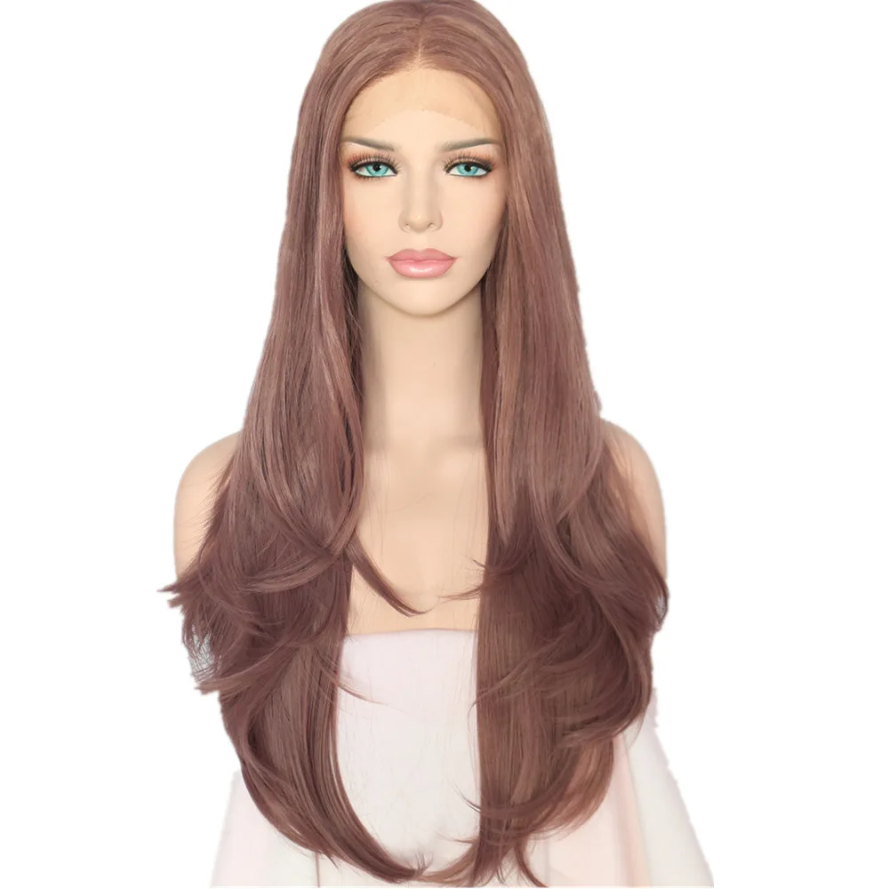 BeautyTown Light Coffee Color Masquerade Cosplay Blogger Daily Makeup Synthetic Lace Front Wedding Party Wigs For Girls Gift
BeautyTown Light Coffee Color Masquerade Cosplay Blogger Daily Makeup Synthetic Lace Front Wedding Party Wigs For Girls Gift