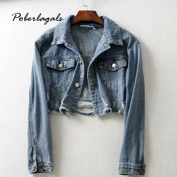 Autumn Winter Hole Denim coats 2019 Women With short slim denim jean Coat Long Sleeves Warm Jeans Coat Outwear Wide Denim Jacket
Autumn Winter Hole Denim coats 2019 Women With short slim denim jean Coat Long Sleeves Warm Jeans Coat Outwear Wide Denim Jacket