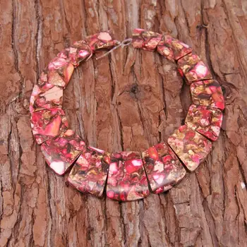 17-35x25-30mm 15pcs Red Sea Sediment Stones Synthetic Gems Top Drilled Loose Beads Slab Charms Making Necklace Set Jewelry
17-35x25-30mm 15pcs Red Sea Sediment Stones Synthetic Gems Top Drilled Loose Beads Slab Charms Making Necklace Set Jewelry