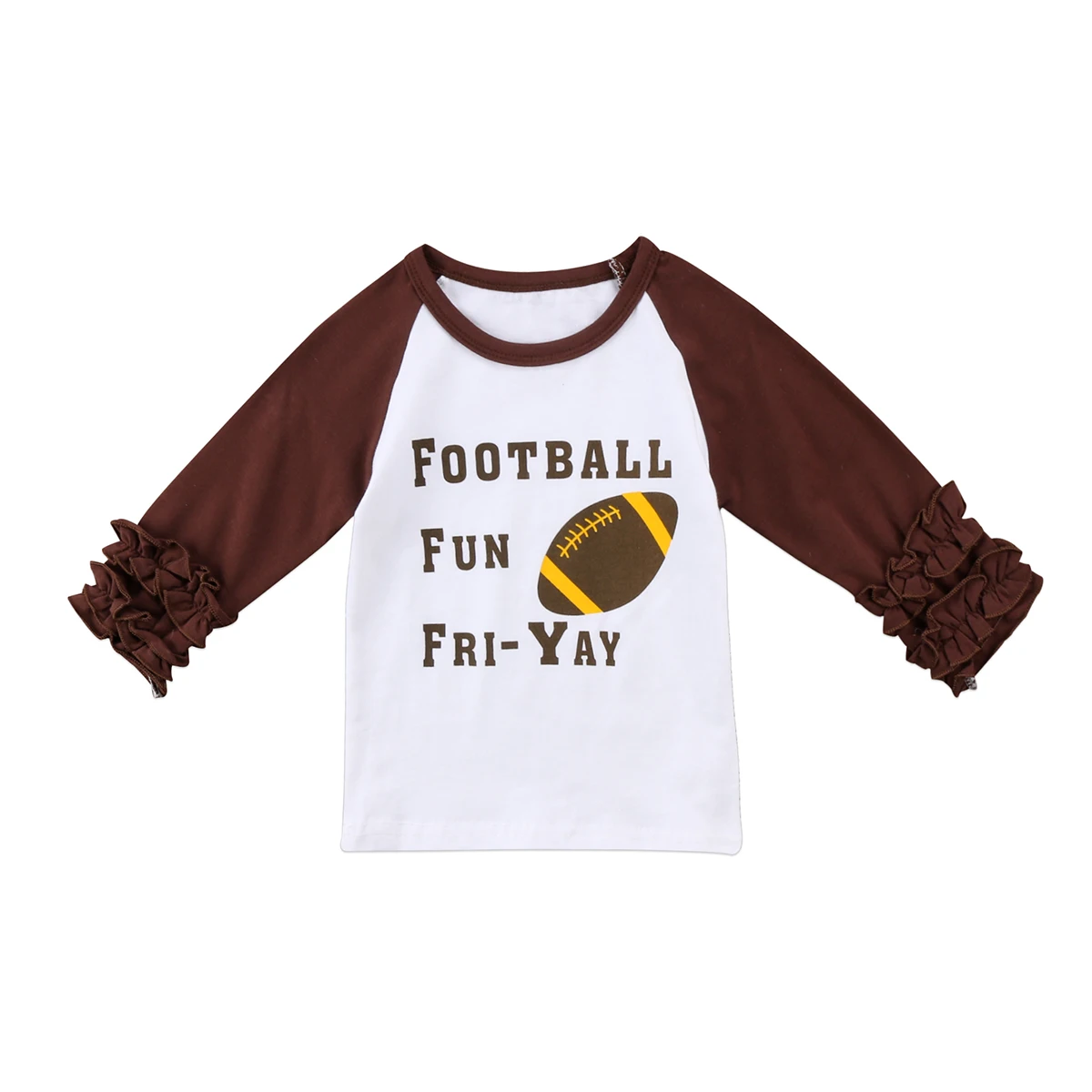 Kid Toddler Baby Girl Ruffle Rugby Football T-shirt Casual Long Sleeve Children Tees Top Winter Girl Clothes 6M-4T
Kid Toddler Baby Girl Ruffle Rugby Football T-shirt Casual Long Sleeve Children Tees Top Winter Girl Clothes 6M-4T