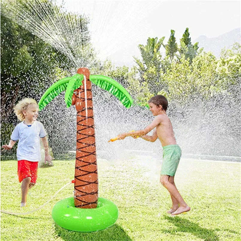 Water Play Sprinkler Inflatable Palm Tree Kids Spray Water Toy Outdoor Party Summer Fun Summer Swimming Party Beach 40MY27
Water Play Sprinkler Inflatable Palm Tree Kids Spray Water Toy Outdoor Party Summer Fun Summer Swimming Party Beach 40MY27