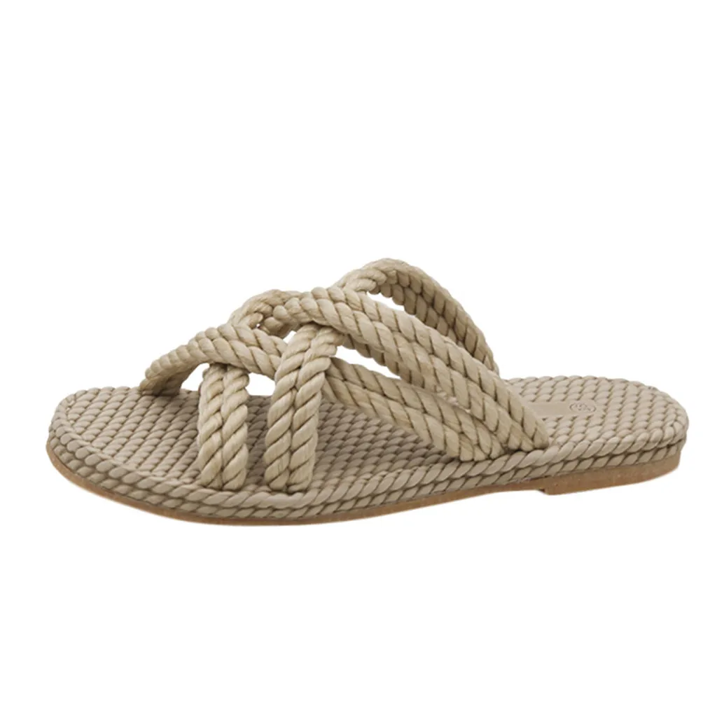 SAGACE 2019 Women Ladies Fashion Slippers Large Size Hollow Flat Beach Shoes Women Sandals Grass Woven Sole Beach Shoes 
SAGACE 2019 Women Ladies Fashion Slippers Large Size Hollow Flat Beach Shoes Women Sandals Grass Woven Sole Beach Shoes