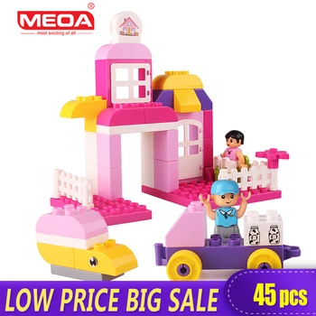 Christmas toys Blocks 45pcs Large Building Block Toys for Toddlers Gift My Town Big Bricks with Figures With Duplo 
Christmas toys Blocks 45pcs Large Building Block Toys for Toddlers Gift My Town Big Bricks with Figures With Duplo