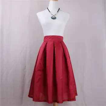 Women Elegant Pleated Skirts Elastic High Waist Ball Gown Skirts Boho Vintage Summer Spring Linen Knee Length Skirts
Women Elegant Pleated Skirts Elastic High Waist Ball Gown Skirts Boho Vintage Summer Spring Linen Knee Length Skirts
