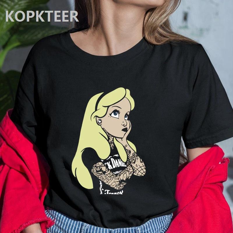 Women Clothing Graphic Tees Camiseta Mujer Kawaii Tops Cool Princess Aesthetic Tee Shirt Femme Black Streetwear Harajuku T Shirt
Women Clothing Graphic Tees Camiseta Mujer Kawaii Tops Cool Princess Aesthetic Tee Shirt Femme Black Streetwear Harajuku T Shirt