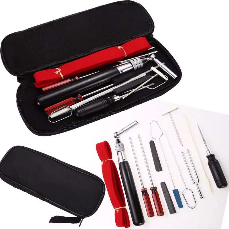 13pcs/Set Piano Tuning Maintenance Tools Kit with Case For Piano Musical Instruments Parts Accessories
13pcs/Set Piano Tuning Maintenance Tools Kit with Case For Piano Musical Instruments Parts Accessories
