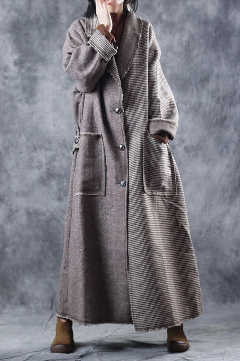 2018 female winter and beginning spring new big brand style original plaid outerwear splicing wool double jersey coat
2018 female winter and beginning spring new big brand style original plaid outerwear splicing wool double jersey coat