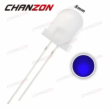 50pcs 8mm LED Diffused Diode Blue Light Wide Angle Round 455nm - 460nm LED Light 3V Emitting Diode Lamp Electronics Components
50pcs 8mm LED Diffused Diode Blue Light Wide Angle Round 455nm - 460nm LED Light 3V Emitting Diode Lamp Electronics Components