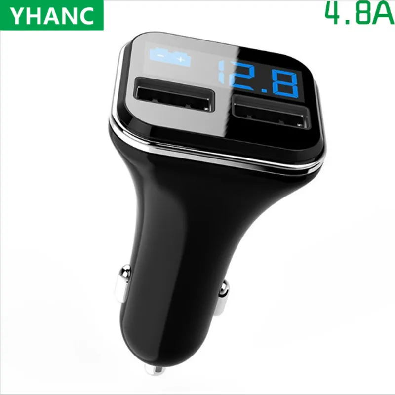 2018 car-charger car-styling Dual USB Car Cigarette Charger with LED Display Volt Amp Meter DC 4.8A 5V Apr for Samsung Xiaomi
2018 car-charger car-styling Dual USB Car Cigarette Charger with LED Display Volt Amp Meter DC 4.8A 5V Apr for Samsung Xiaomi