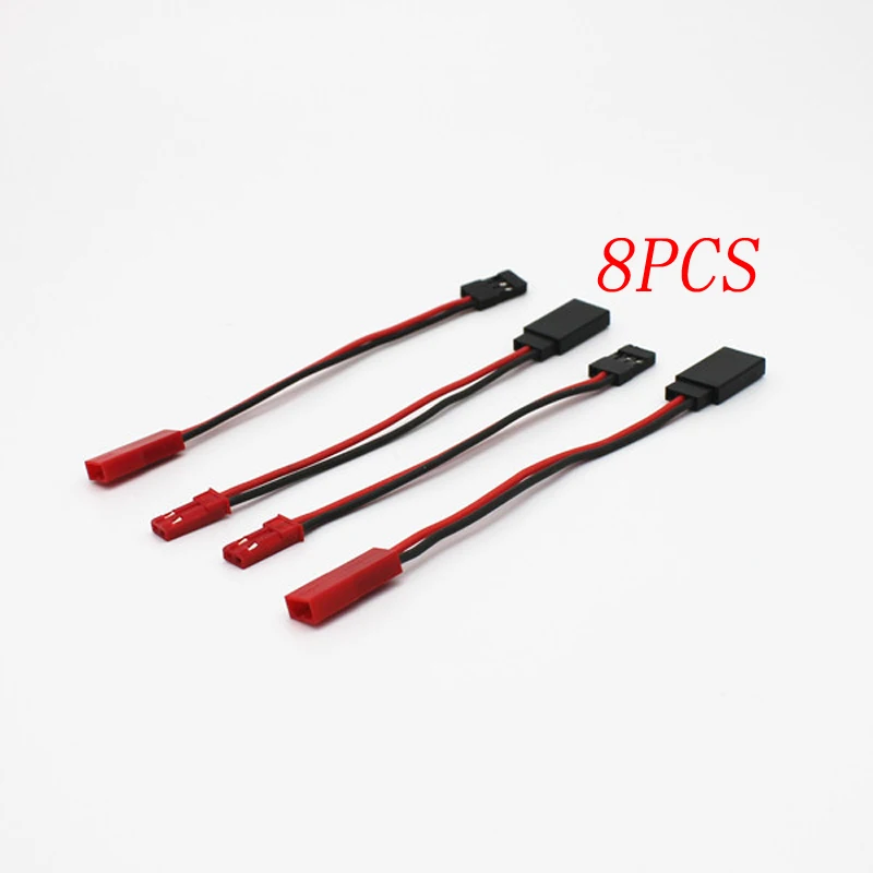 8PCS Electric Model Battery Charger Plug Adapter Cable JST to Dupont JR Futaba Motor ESC Wiring Connector Parts for RC Car/Boat
8PCS Electric Model Battery Charger Plug Adapter Cable JST to Dupont JR Futaba Motor ESC Wiring Connector Parts for RC Car/Boat