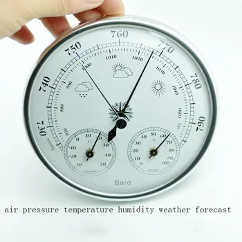 Hot selling Wall mounted household thermometer hygrometer high accuracy pressure gauge air weather instrument barometers
Hot selling Wall mounted household thermometer hygrometer high accuracy pressure gauge air weather instrument barometers
