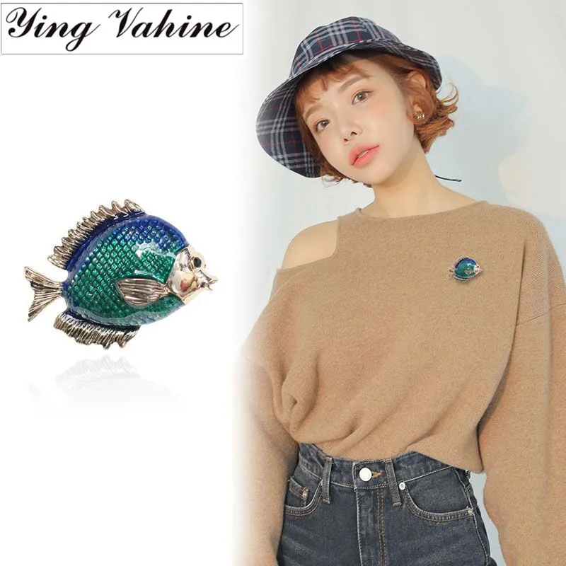 ying Vahine Cute Animal Sea Fish Enamel Pin Brooches for Women Personalized Sweater Cartoon Badges Jewelry Accessories
ying Vahine Cute Animal Sea Fish Enamel Pin Brooches for Women Personalized Sweater Cartoon Badges Jewelry Accessories