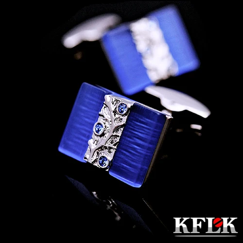 KFLK Luxury 2018 New shirt cufflinks for mens Brand cuff buttons Blue cuff links High Quality Crystal abotoaduras Jewelry
KFLK Luxury 2018 New shirt cufflinks for mens Brand cuff buttons Blue cuff links High Quality Crystal abotoaduras Jewelry