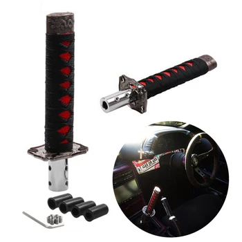 New Sword Shape Gear Shift Katana Metal Knob + 4Pcs Adapters for Universal Cars CSL2018
New Sword Shape Gear Shift Katana Metal Knob + 4Pcs Adapters for Universal Cars CSL2018