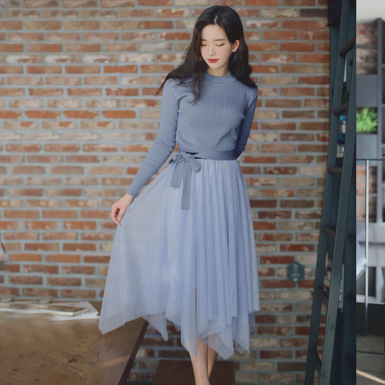 JSXDHK Goddess Fashion Gray Knitted Skirt Suits Winter Women Long Split Sweater Tops + Irregularity Sashes Mesh Midi Skirt Set
JSXDHK Goddess Fashion Gray Knitted Skirt Suits Winter Women Long Split Sweater Tops + Irregularity Sashes Mesh Midi Skirt Set