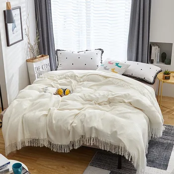 2019 New Summer blanket beige bed cover white bedspead nap quilt with tassel bamboo fiber home bedding soft washed throw blanket
2019 New Summer blanket beige bed cover white bedspead nap quilt with tassel bamboo fiber home bedding soft washed throw blanket