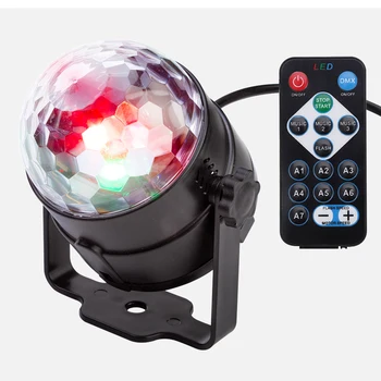 Sound Activated Rotating Disco Ball Party Lights Strobe Light 3W RGB LED Stage Lights For Christmas Home KTV Xmas Wedding Show
Sound Activated Rotating Disco Ball Party Lights Strobe Light 3W RGB LED Stage Lights For Christmas Home KTV Xmas Wedding Show