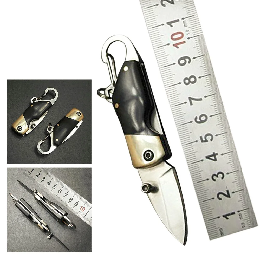 High Quality Stainless Steel Mini Folding Knife With Carabiner Hanging Buckle Hike Outdoor Camp Survive Kit Portable Pocket Tool
High Quality Stainless Steel Mini Folding Knife With Carabiner Hanging Buckle Hike Outdoor Camp Survive Kit Portable Pocket Tool