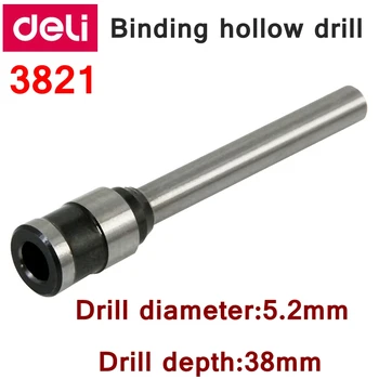 1PCS Deli 3821 Revit binding machine hollow drill hollow bit 5.2x38mm binding machine suppliers hole driller
1PCS Deli 3821 Revit binding machine hollow drill hollow bit 5.2x38mm binding machine suppliers hole driller