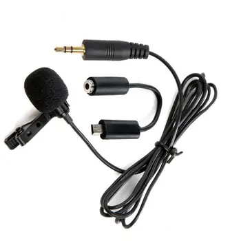 Yiwa BY-LM20 Lavalier Microphone Clip-on Omnidirectional Condenser Microphone for GoPro HERO3 3+ 4
Yiwa BY-LM20 Lavalier Microphone Clip-on Omnidirectional Condenser Microphone for GoPro HERO3 3+ 4