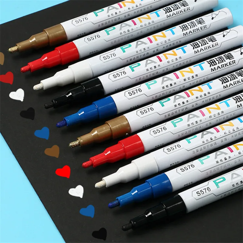 Paint pen tire up painting marker pen gold metal plastic glass ceramics lasting does not wear
Paint pen tire up painting marker pen gold metal plastic glass ceramics lasting does not wear