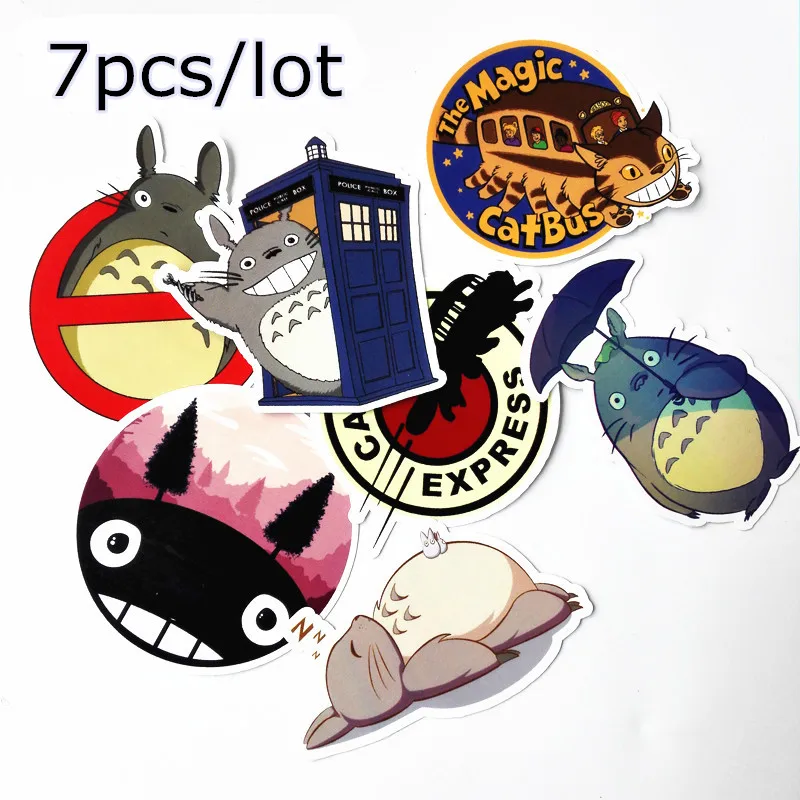 7Pcs/lot Totoro Cute Sticker Decal For Phone Car Laptop Bicycle Notebook Backpack Case Waterproof Kids Toy Stickers
7Pcs/lot Totoro Cute Sticker Decal For Phone Car Laptop Bicycle Notebook Backpack Case Waterproof Kids Toy Stickers