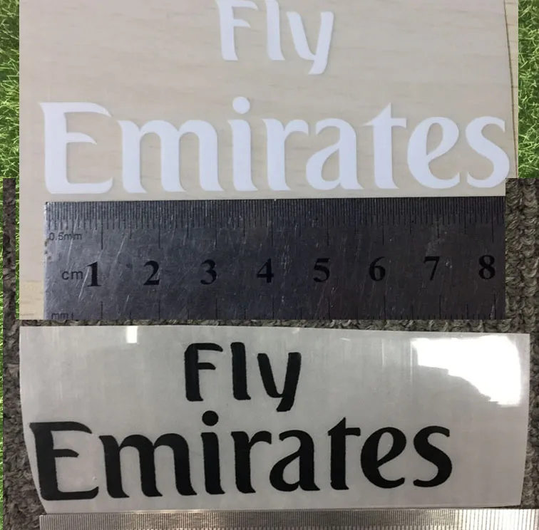 Small Size Fly Emirates Patch Size 8cm and Szie 6.5cm Heat Transfer Soccer Patch Badge
Small Size Fly Emirates Patch Size 8cm and Szie 6.5cm Heat Transfer Soccer Patch Badge