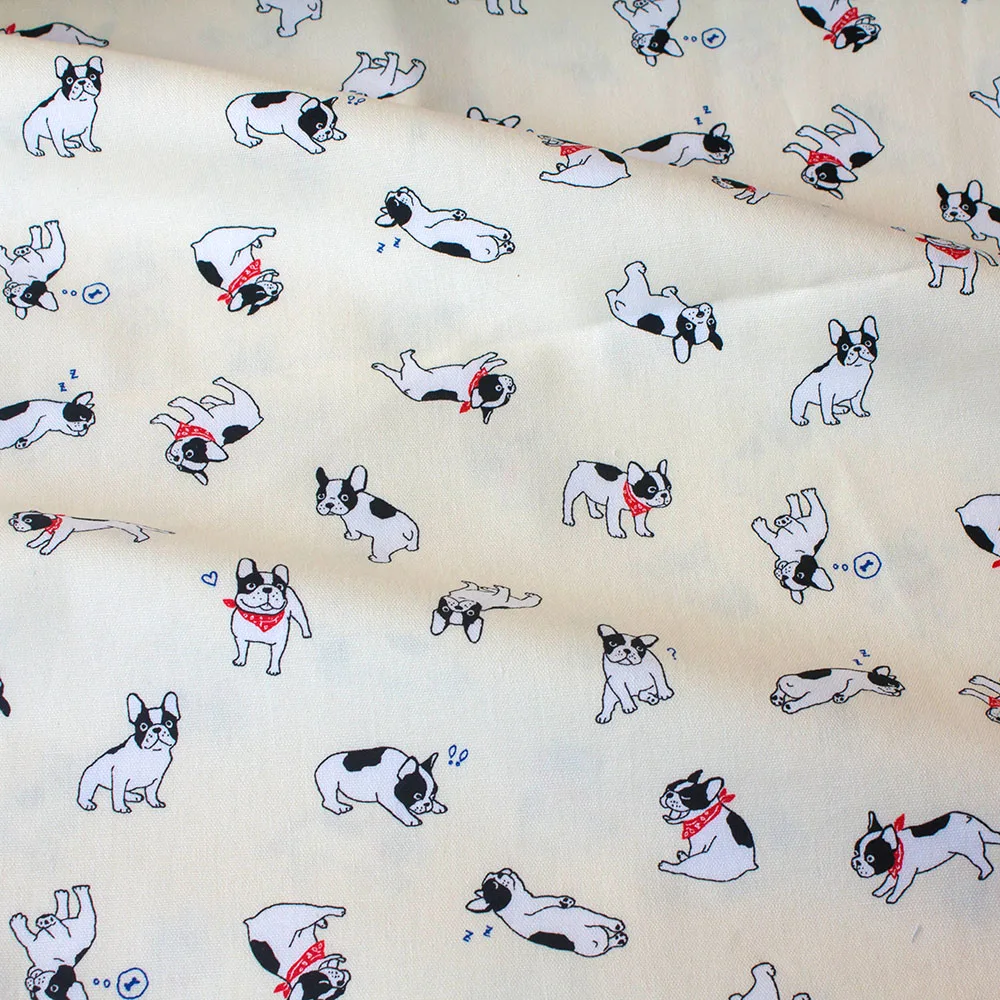 50cm*110cm Japanese Oxford Cotton Fabric DIY Patchwork Quilting Cloth Fabric for sewing Bulldog A
50cm*110cm Japanese Oxford Cotton Fabric DIY Patchwork Quilting Cloth Fabric for sewing Bulldog A