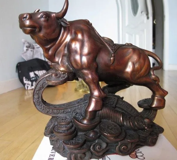 Chinese Pure Red Bronze Money wealth Bullfight Corrida Ox-Oxen Bull Art Statue free shipping
Chinese Pure Red Bronze Money wealth Bullfight Corrida Ox-Oxen Bull Art Statue free shipping