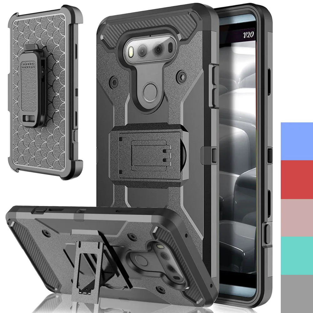 Heavy Duty Hybrid armor Case Durable Fundas Capa Holster+Belt Clip Kickstand Shockproof Hard Phone Covers For LG V20
Heavy Duty Hybrid armor Case Durable Fundas Capa Holster+Belt Clip Kickstand Shockproof Hard Phone Covers For LG V20