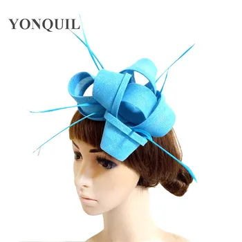 Cocktail Wedding Party Church Headpiece 2020 New Women Chic sea blue Fascinators Hats Fashion Headwear Feather Hair Accessories
Cocktail Wedding Party Church Headpiece 2020 New Women Chic sea blue Fascinators Hats Fashion Headwear Feather Hair Accessories