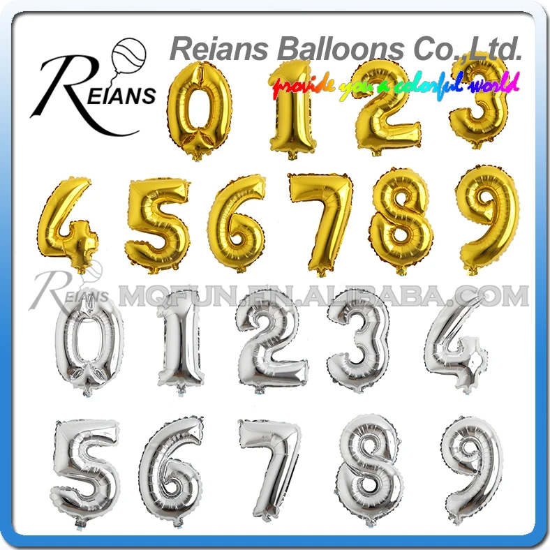 32 inches 0-9 Number Gold/Silver Foil Balloons, Digit air Ballons Birthday Party Wedding Decor Air Baloons Event Party Supplies
32 inches 0-9 Number Gold/Silver Foil Balloons, Digit air Ballons Birthday Party Wedding Decor Air Baloons Event Party Supplies