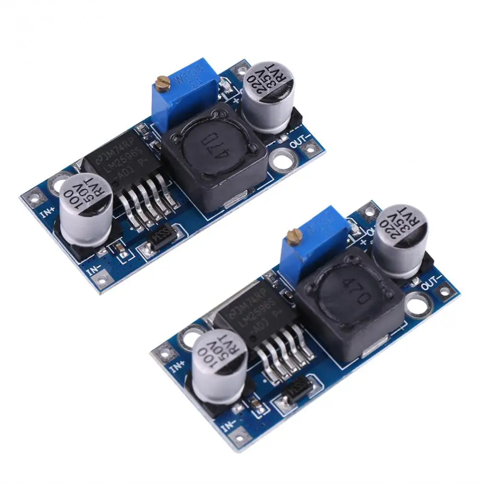 2Pcs/Lot DC-DC Ajustable Step-down Modules Buck Converters 3.2V~35V to 1.25V~35V 3A
2Pcs/Lot DC-DC Ajustable Step-down Modules Buck Converters 3.2V~35V to 1.25V~35V 3A