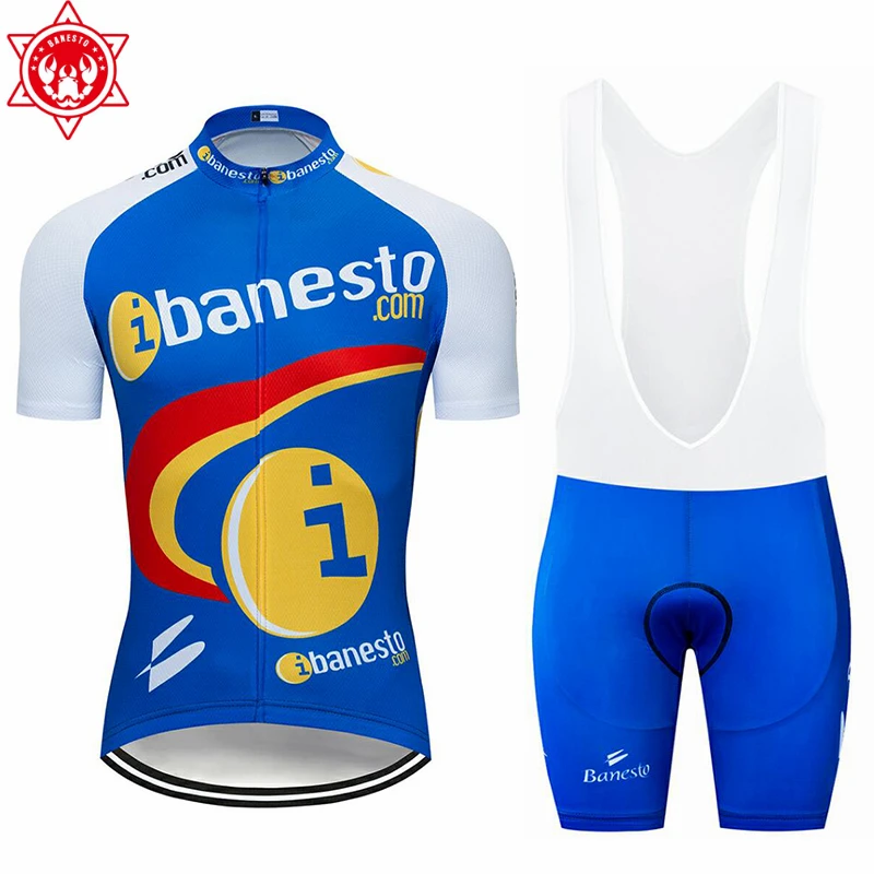 2019 Banesto Summer Quick Dry Cycling Jersey Suit Short Sleeve Ropa Ciclismo Mountain Bicycle Bib Set
2019 Banesto Summer Quick Dry Cycling Jersey Suit Short Sleeve Ropa Ciclismo Mountain Bicycle Bib Set