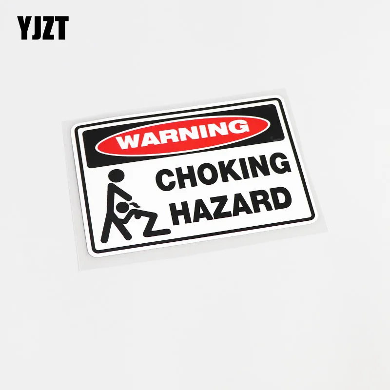 YJZT 12.3CM*8.5CM Warning Mark CHOKING HAZARD Decoration Car Sticker Decal PVC Accessories 13-0389
YJZT 12.3CM*8.5CM Warning Mark CHOKING HAZARD Decoration Car Sticker Decal PVC Accessories 13-0389