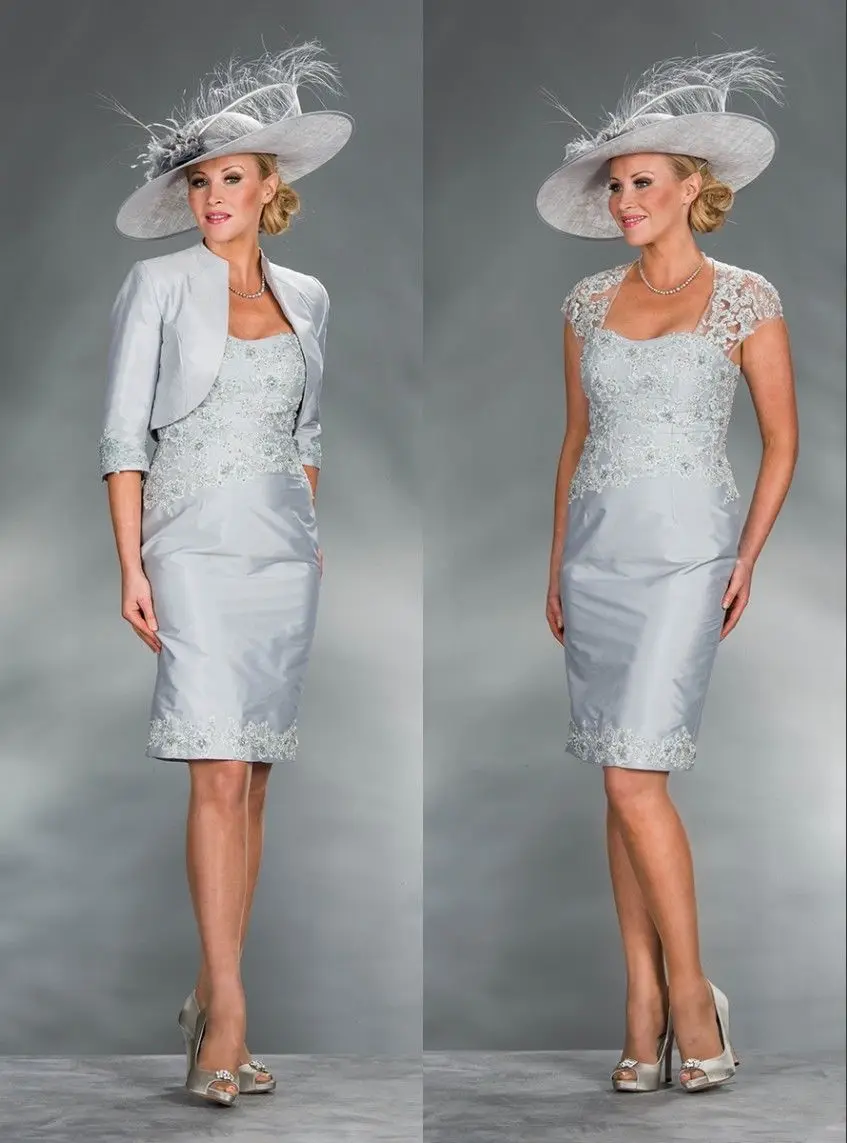 free shipping robe de soiree 2014 new fashion gorgeous silver vestido de festa short Mother of the Bride Dresses with jacket
free shipping robe de soiree 2014 new fashion gorgeous silver vestido de festa short Mother of the Bride Dresses with jacket