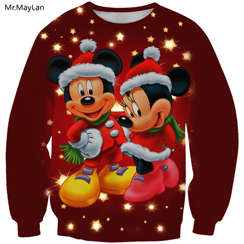 Fashion Unisex Sweatshirts 3D Print Christmas Cute Mouse Tops Hiphop Casual Streetwear Men Long Sleeve Pullover O-neck Outerwear
Fashion Unisex Sweatshirts 3D Print Christmas Cute Mouse Tops Hiphop Casual Streetwear Men Long Sleeve Pullover O-neck Outerwear