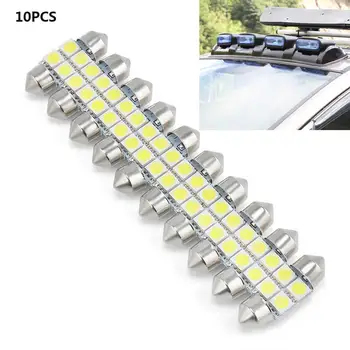 White 10Pcs 5050 4smd 4 smd 31mm C5W LED Micro General Car Interior Festoon Dome LED Light Bulbs Lamp DC 12V Interior Light
White 10Pcs 5050 4smd 4 smd 31mm C5W LED Micro General Car Interior Festoon Dome LED Light Bulbs Lamp DC 12V Interior Light