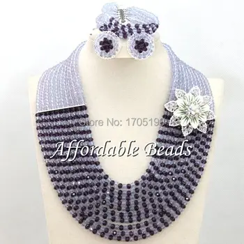 Terrific Wedding Crystal Jewelry Set Splendid Nigerian Beaded Jewelry Set Free Shipping ABE052
Terrific Wedding Crystal Jewelry Set Splendid Nigerian Beaded Jewelry Set Free Shipping ABE052