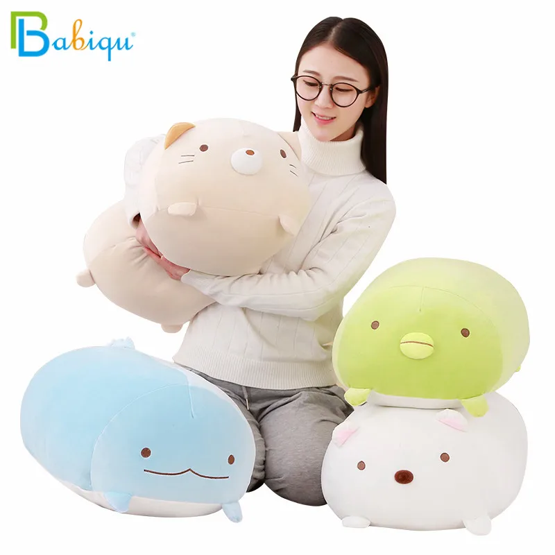 

30/60cm Soft Animal Cartoon Pillow Cushion Cute Fat Dog Cat Pig Plush Toy Sumikko Gurashi Stuffed Kids Birthyday Gift