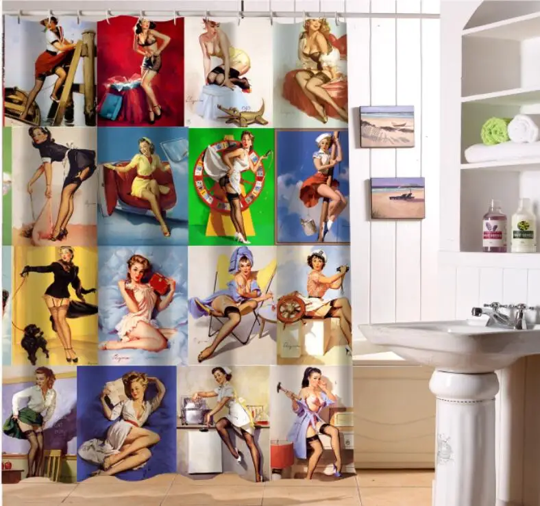 CHARMHOME LUQI "Pin-up Magician" Sexy Woman Personalized Custom Shower Curtain Bath Curtain Waterproof MORE SIZE SQ-S04
CHARMHOME LUQI "Pin-up Magician" Sexy Woman Personalized Custom Shower Curtain Bath Curtain Waterproof MORE SIZE SQ-S04