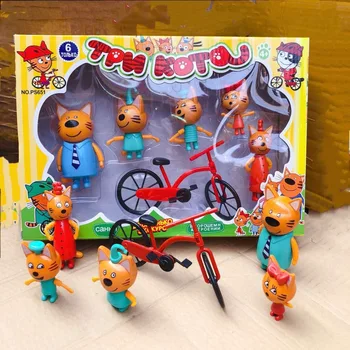 Children's toys Russian cartoon three cats in the Figures new year birthday gifts for Girls Boys Pretend Play with friends
Children's toys Russian cartoon three cats in the Figures new year birthday gifts for Girls Boys Pretend Play with friends